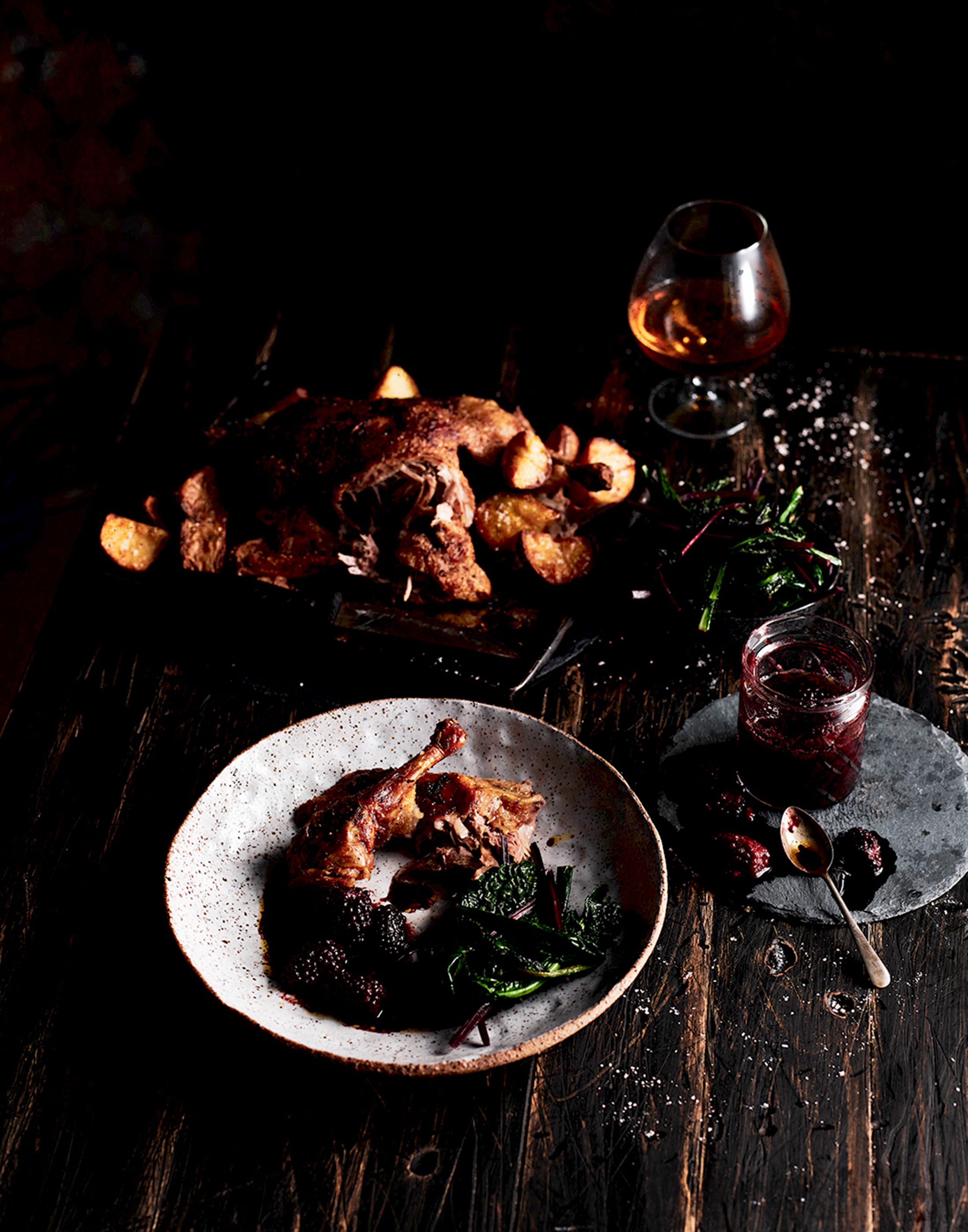 AUTUMN EDIT Roast Free-Range Duck with Blackberry Sauce