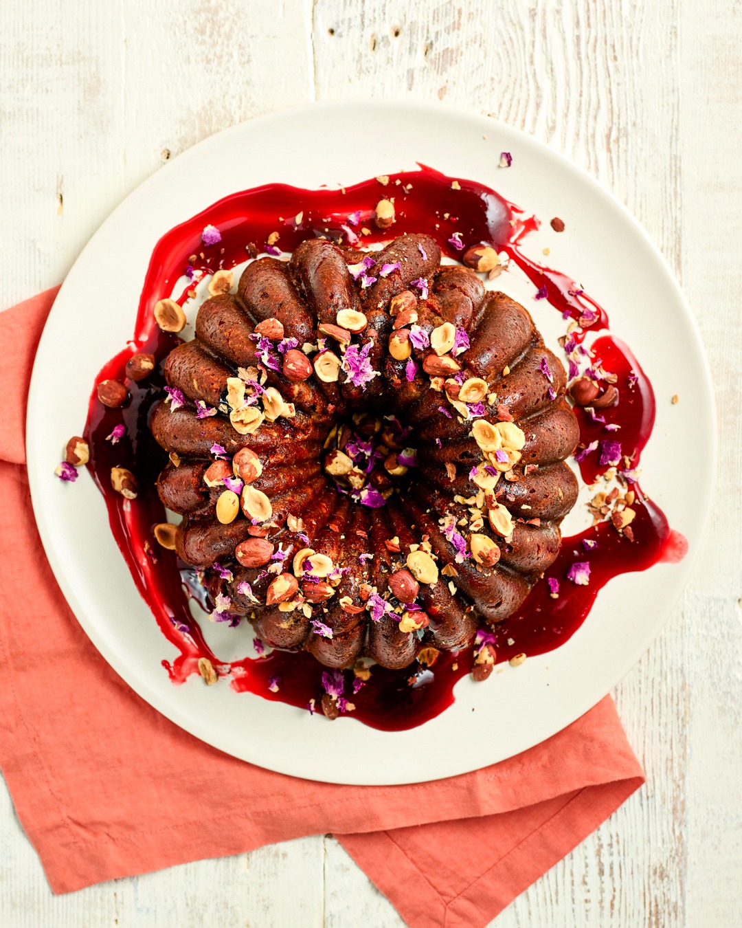 Honey Hazelnut Quince Bundt